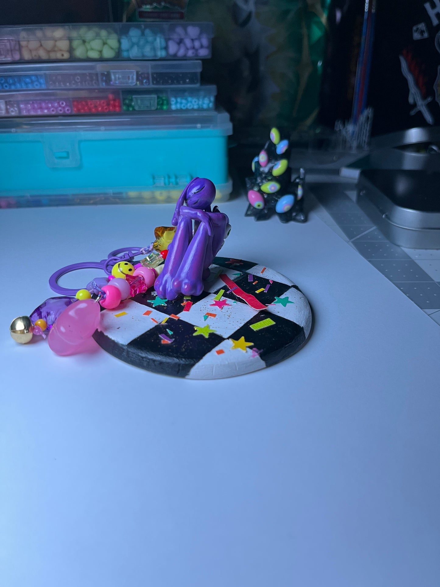 Commission OC Keychain and phone charm