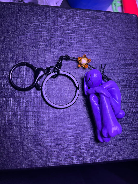 Simple Sleepy Jax Keychain (Pre-order)