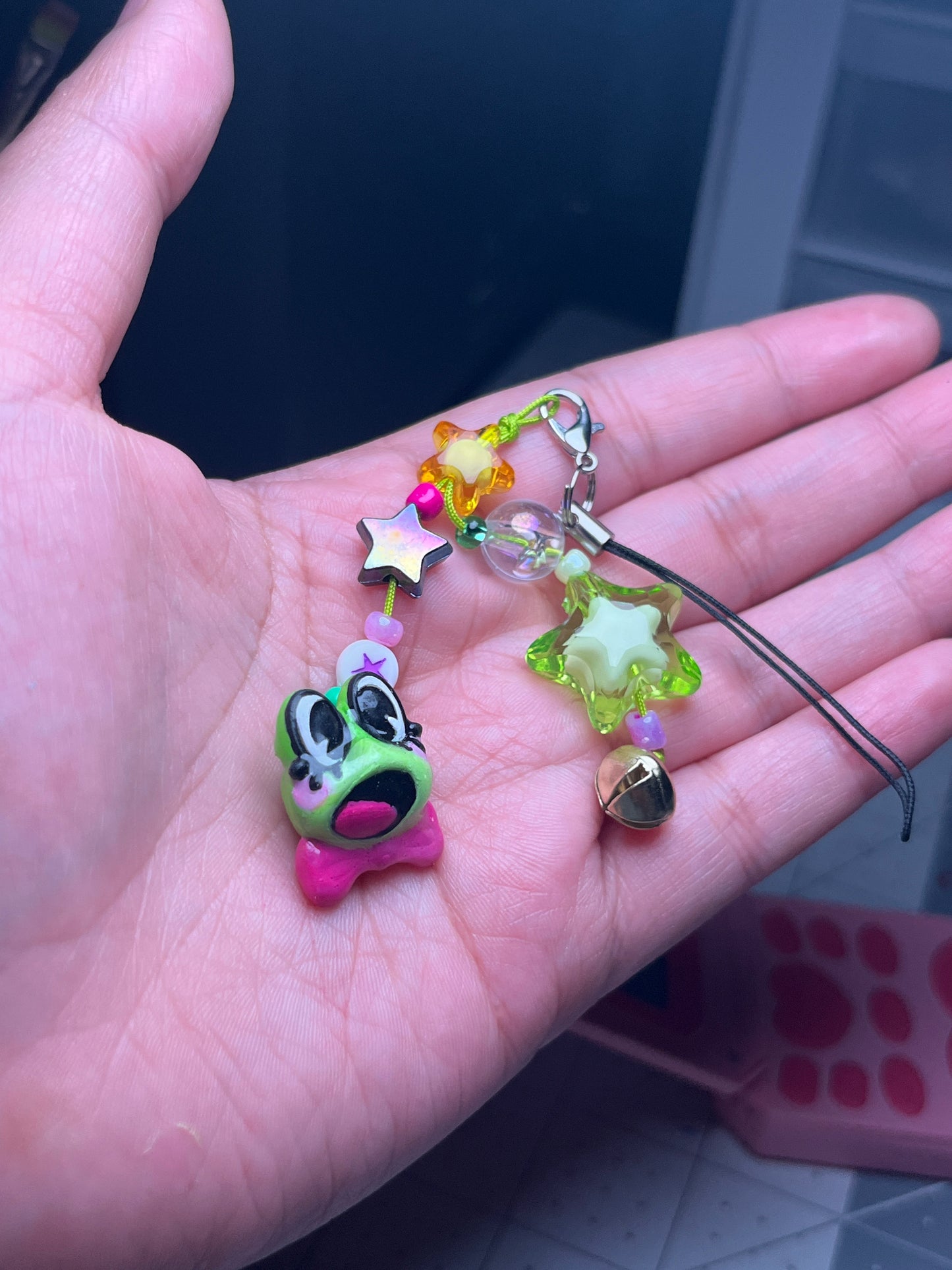 Ribbit Phone Charm